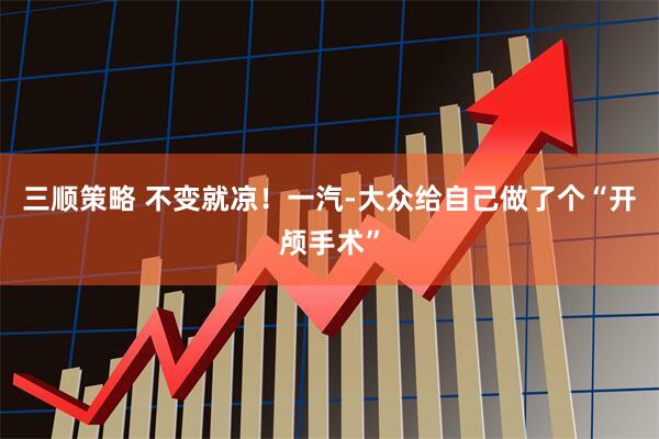 三顺策略 不变就凉！一汽-大众给自己做了个“开颅手术”
