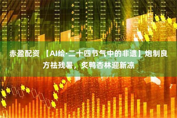 赤盈配资 【AI绘·二十四节气中的非遗】炮制良方祛残暑，炙鸭杏林迎新凉