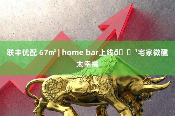 联丰优配 67㎡ | home bar上线🍹宅家微醺太幸福